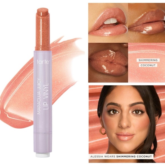 Tarte Maracuja Juicy Lip Vinyl (SHIMMERING COCONUT) Full Size NIB 2.7 g/.095 oz - Picture 6 of 6